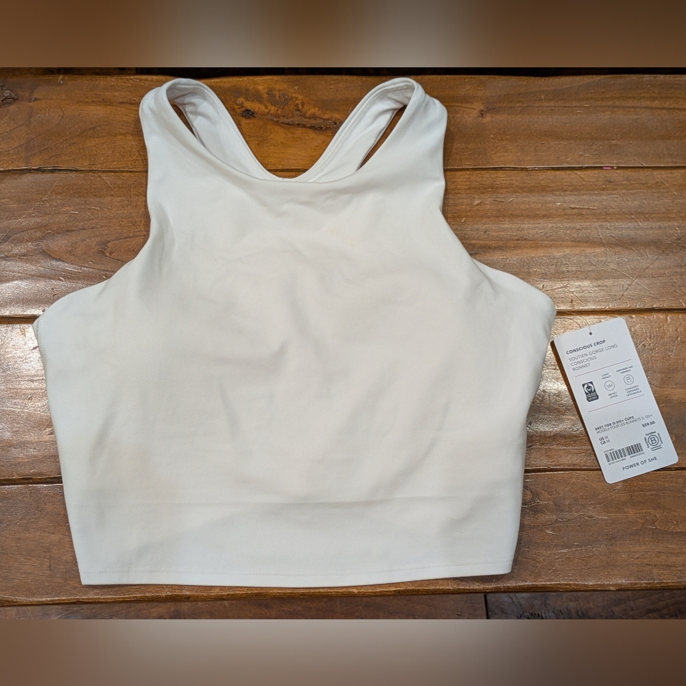 Athleta White Sports Bra - Picture 2 of 16